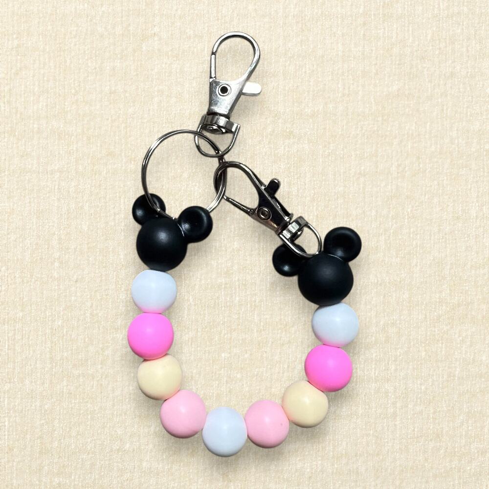 Blush Pink Mouse Ears Holder | Disney-Inspired Minnie Ear Holder | Park Bag Clip